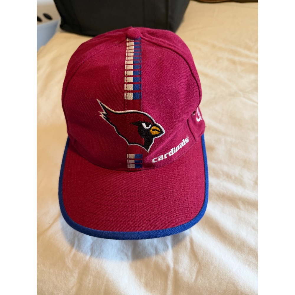 Vintage Arizona Cardinals Logo Athletic NFL Pro Line Hat Burgundy Blue 90s Cap